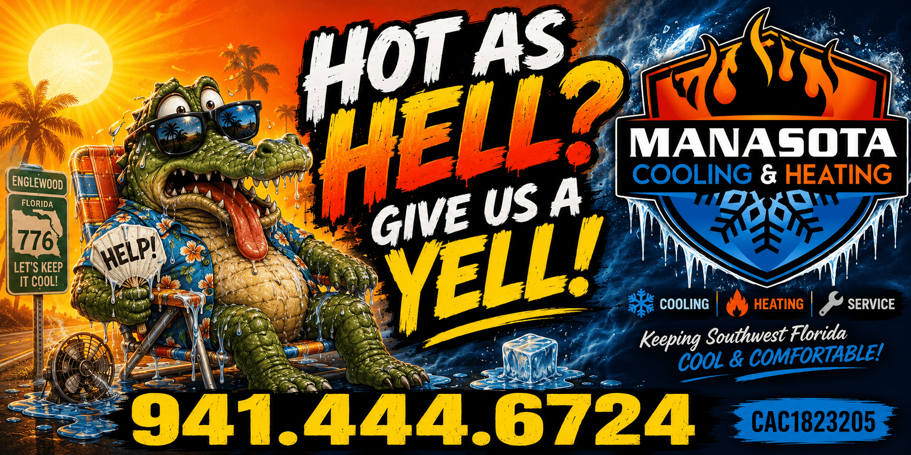 Manasota Cooling & Heating AC repair and HVAC services in Englewood, Florida.