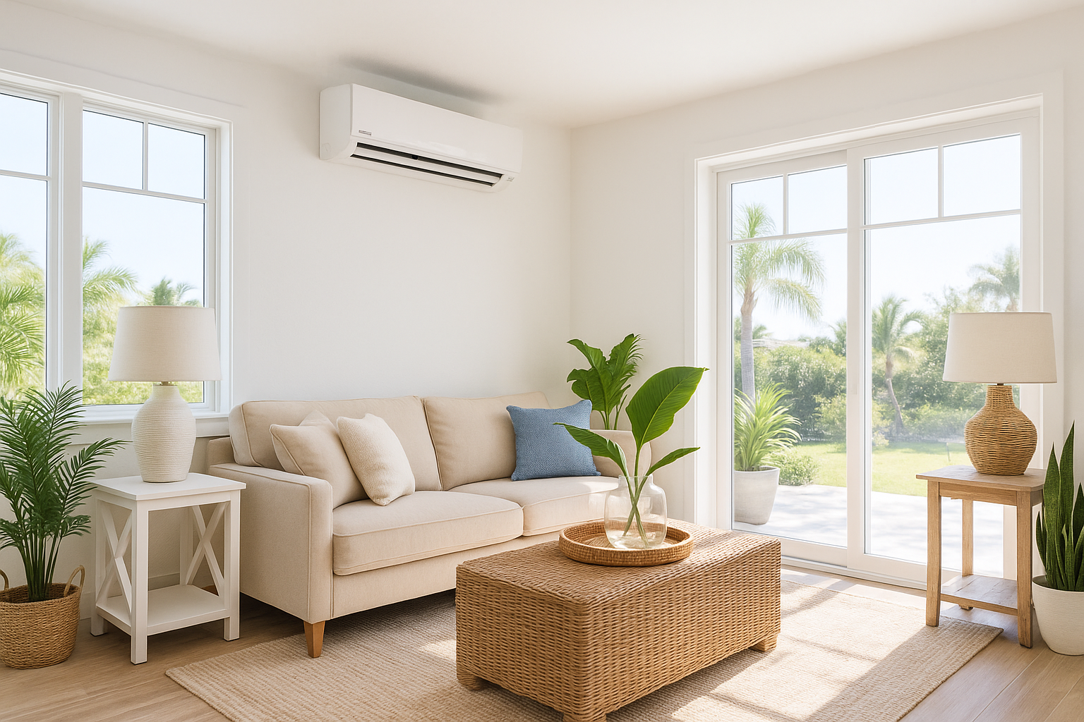 How much does it cost for ductless mini-split AC installation in Florida home