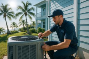 Professional AC installation service at a Punta Gorda Florida home
